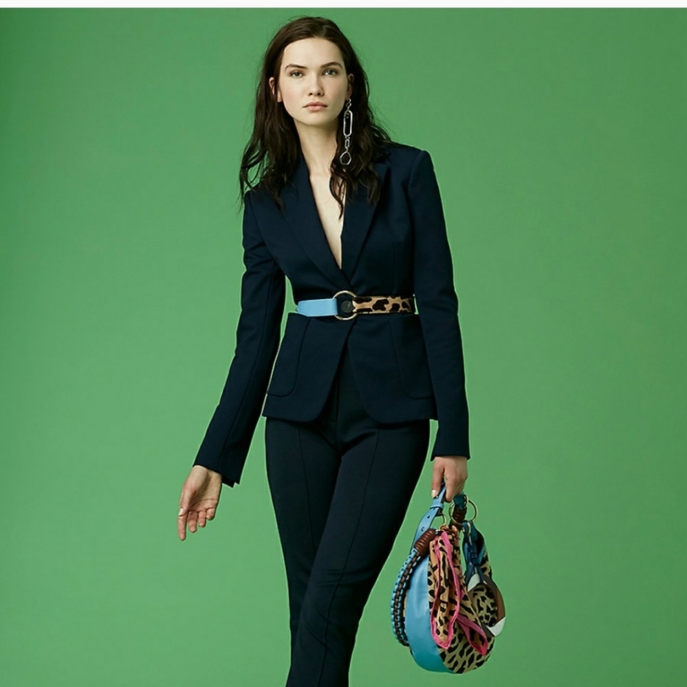DVF NWT Knit Tailored Jacket